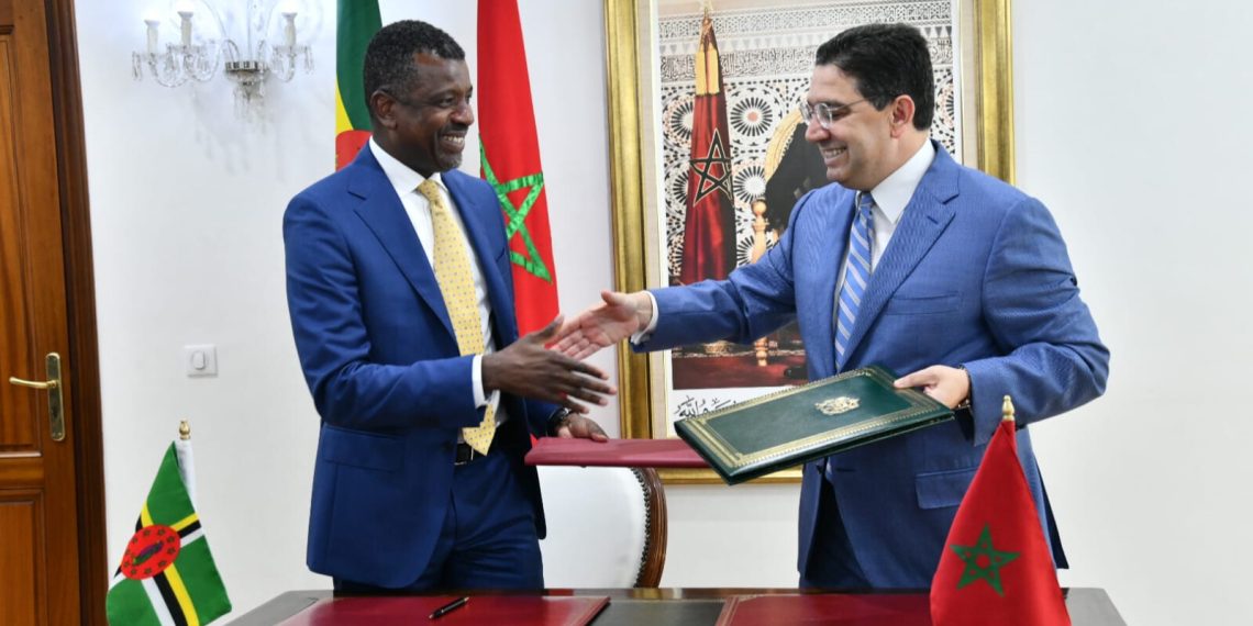 كومنولث دومينيكا تجدد التأكيد على دعمها للوحدة الترابية ولسيادة المغرب على كامل أراضيه بما في ذلك الصحراء المغربية (بيان مشترك)