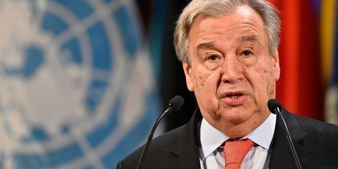 Le Secrétaire général de l'ONU