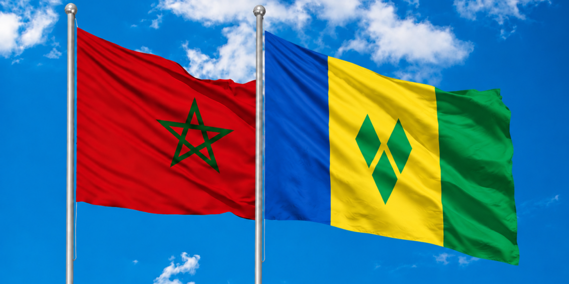 replace the flag of us in the following picture with of saint vincent and the grenadines